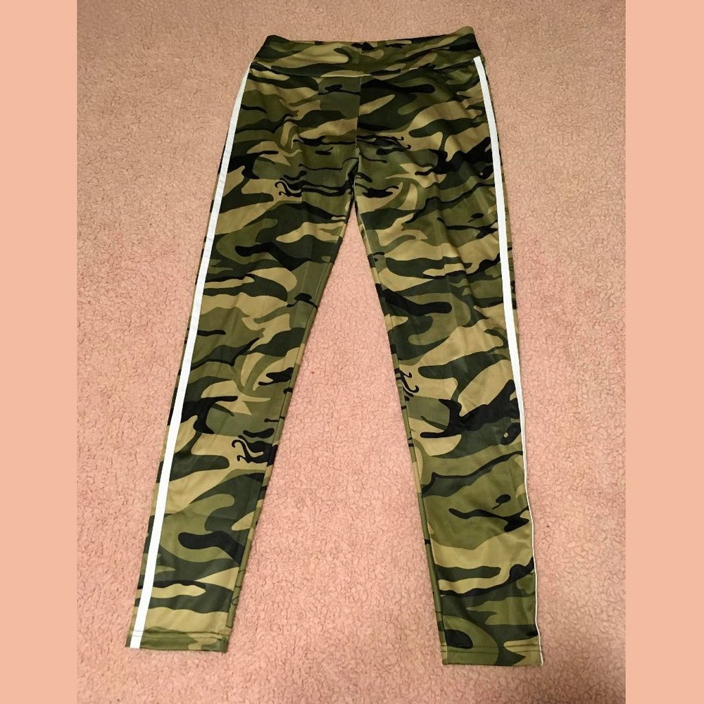 Camo Double Stripe Leggings
